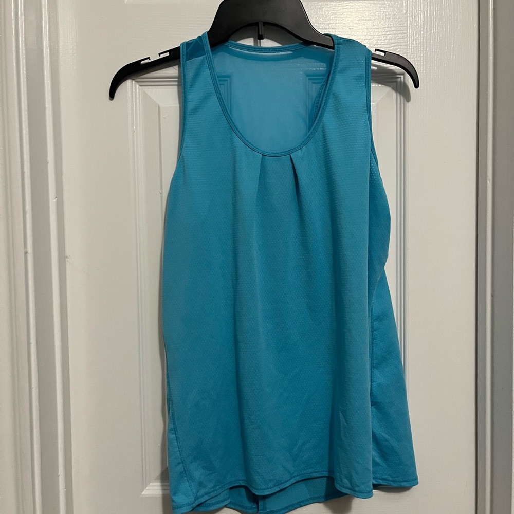 Women's Blue Sleeveless Top